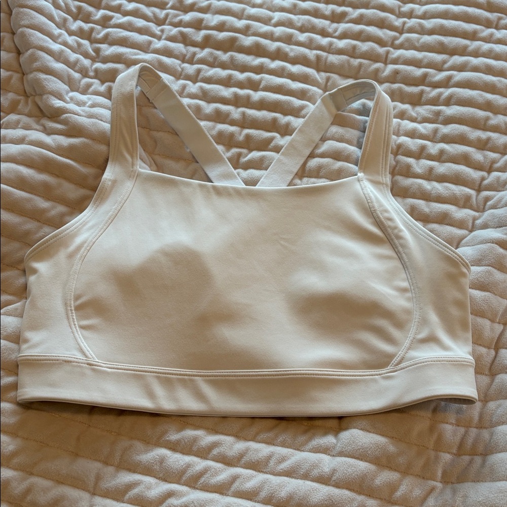 Old Navy White Sports Bra